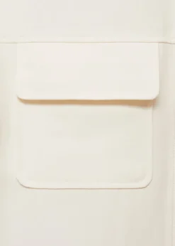 MANGO Koszule I Bluzki*Koszula z krótkim rękawem i kieszeniami