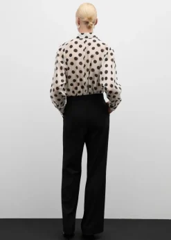 MANGO Koszule I Bluzki*Koszula z lyocellu w groszki