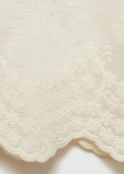 MANGO Koszule I Bluzki*Koszula z lyocellu z haftem