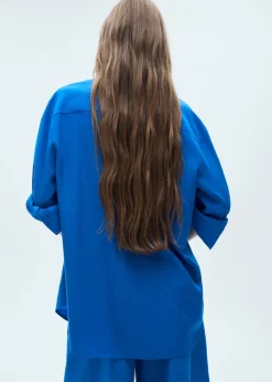 MANGO Koszule I Bluzki*Koszula z lyocellu z kieszeniami