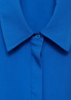 MANGO Koszule I Bluzki*Koszula z lyocellu z kieszeniami