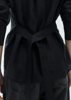 MANGO Koszule I Bluzki*Koszula z lyocellu z wiązaniem