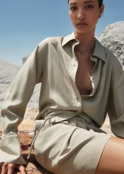 MANGO Koszule I Bluzki*Koszula z lyocellu z wiązaniem