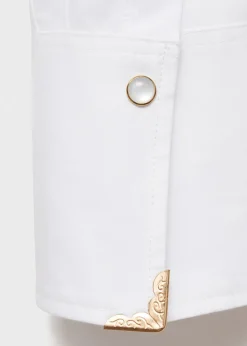 MANGO Koszule I Bluzki*Koszula z metalowymi detalami