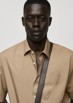 MANGO Koszule*Koszula z mieszanki bawełny i Tencel™ z kieszenią