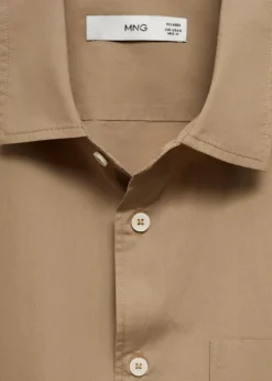 MANGO Koszule*Koszula z mieszanki bawełny i Tencel™ z kieszenią