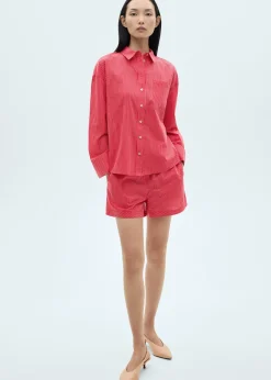 MANGO Koszule I Bluzki*Koszula z mieszanki bawełny w paski