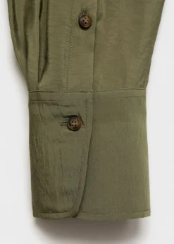 MANGO Koszule I Bluzki*Koszula z modalu z kieszenią