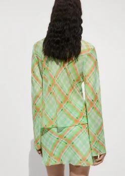 MANGO Koszule I Bluzki*Koszula z nadrukiem w kratę