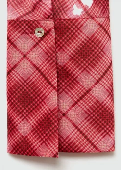 MANGO Koszule I Bluzki*Koszula z nadrukiem w kratę