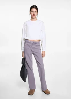 MANGO Koszule I Bluzki*Koszula z popeliny o bufiastym kroju