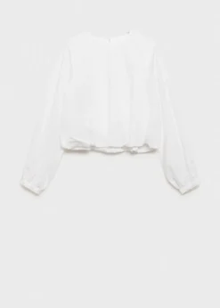 MANGO Koszule I Bluzki*Koszula z popeliny o bufiastym kroju