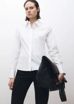 MANGO Koszule I Bluzki*Koszula z popeliny o taliowanym kroju