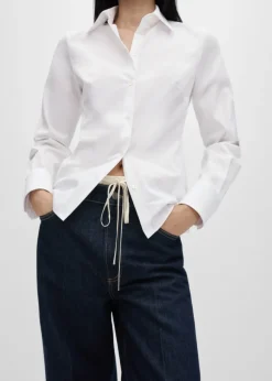 MANGO Koszule I Bluzki*Koszula z popeliny o taliowanym kroju