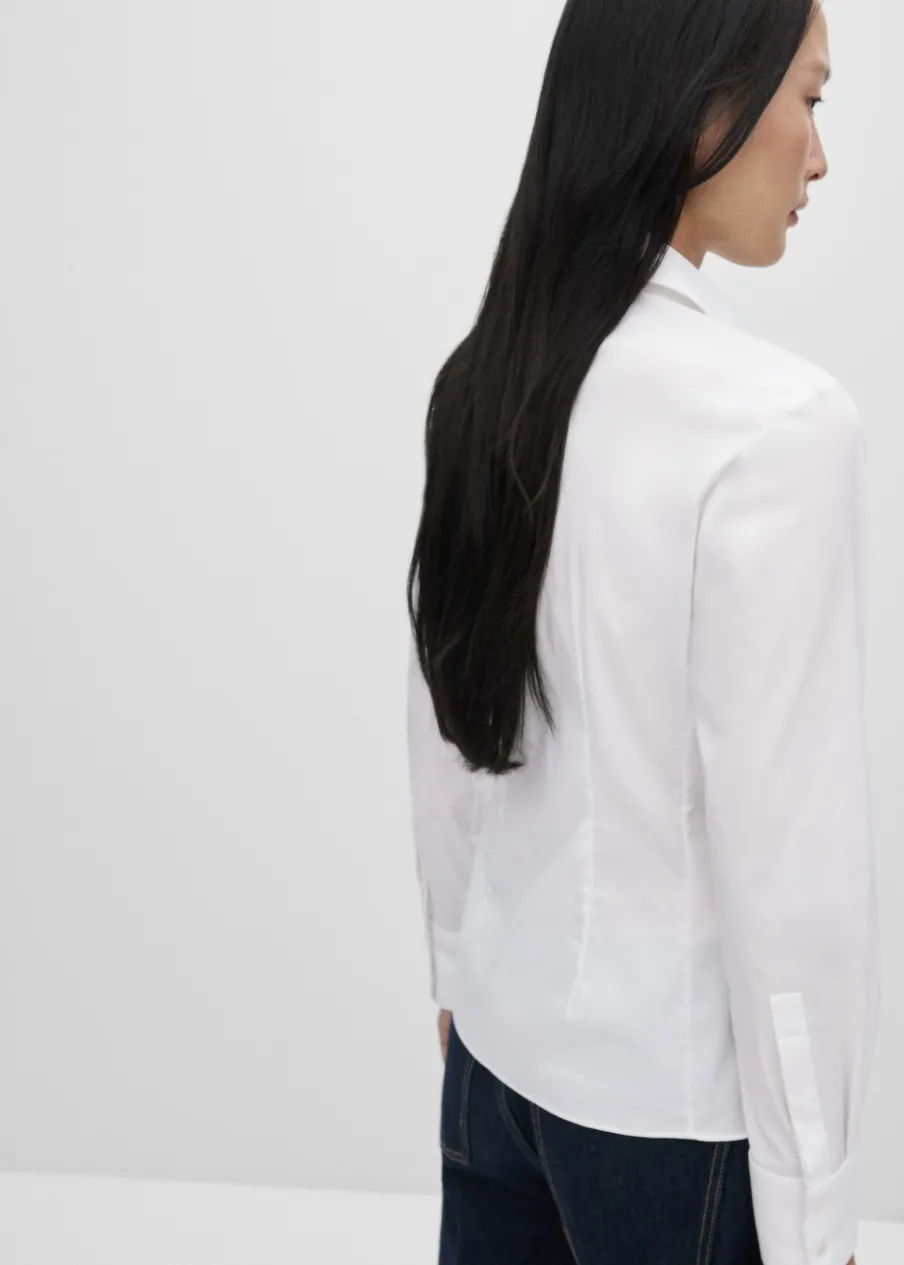 MANGO Koszule I Bluzki*Koszula z popeliny o taliowanym kroju