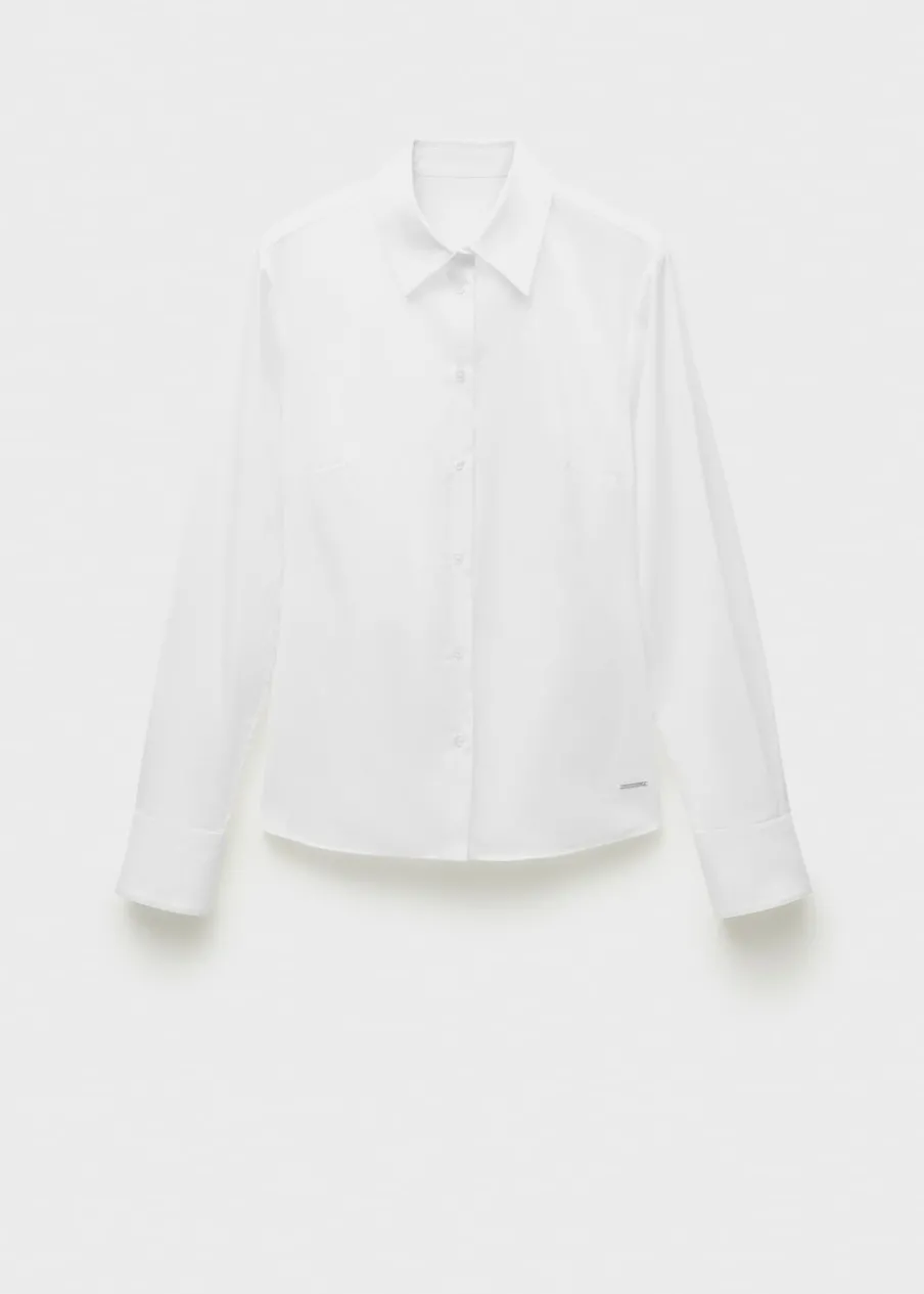 MANGO Koszule I Bluzki*Koszula z popeliny o taliowanym kroju