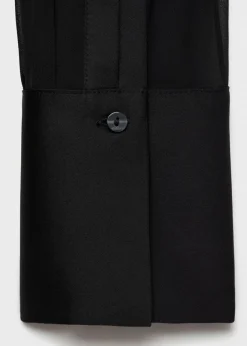 MANGO Koszule I Bluzki*Koszula z szyfonu z satynowymi wstawkami