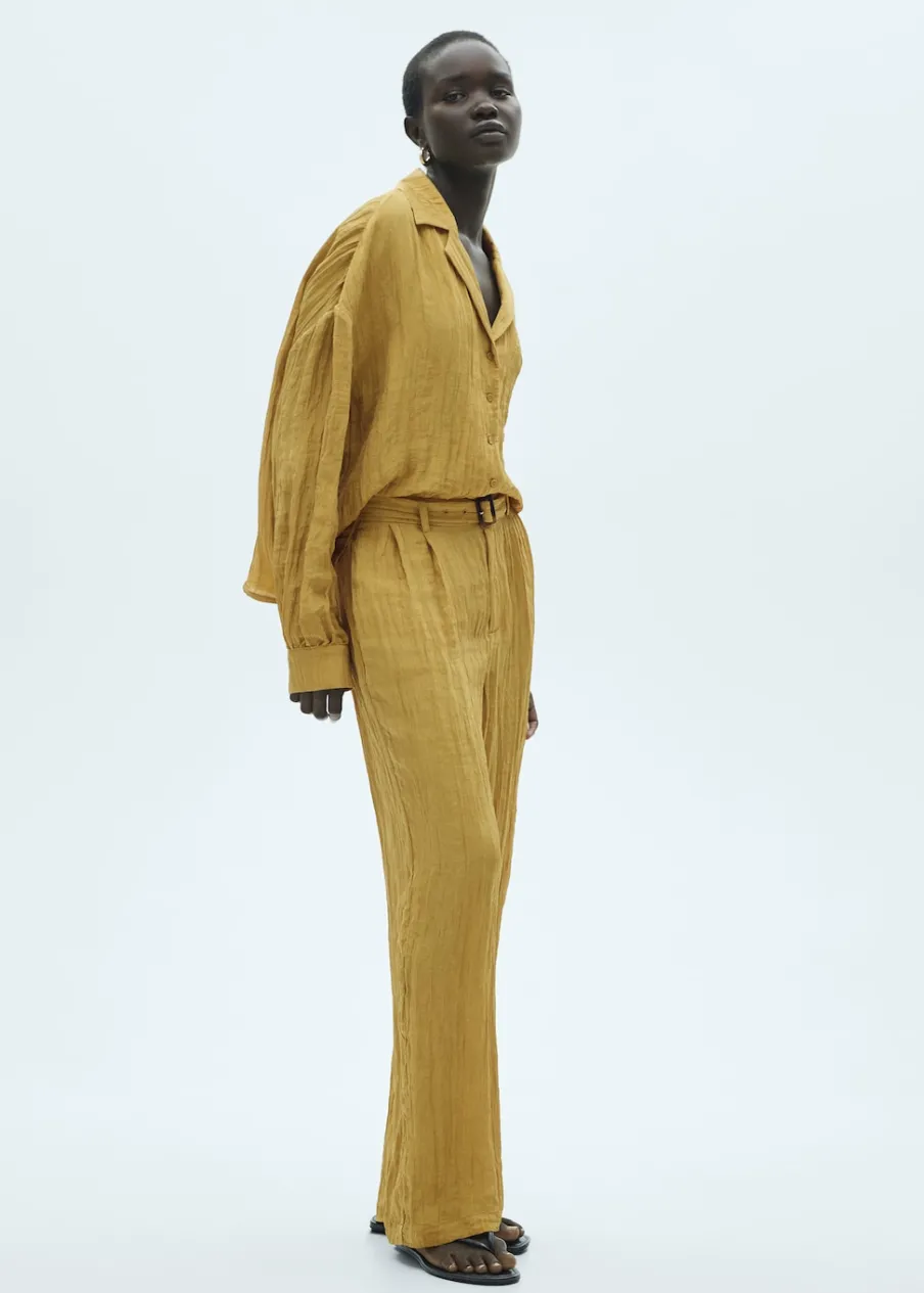 MANGO Koszule I Bluzki*Koszula z teksturą i kieszenią