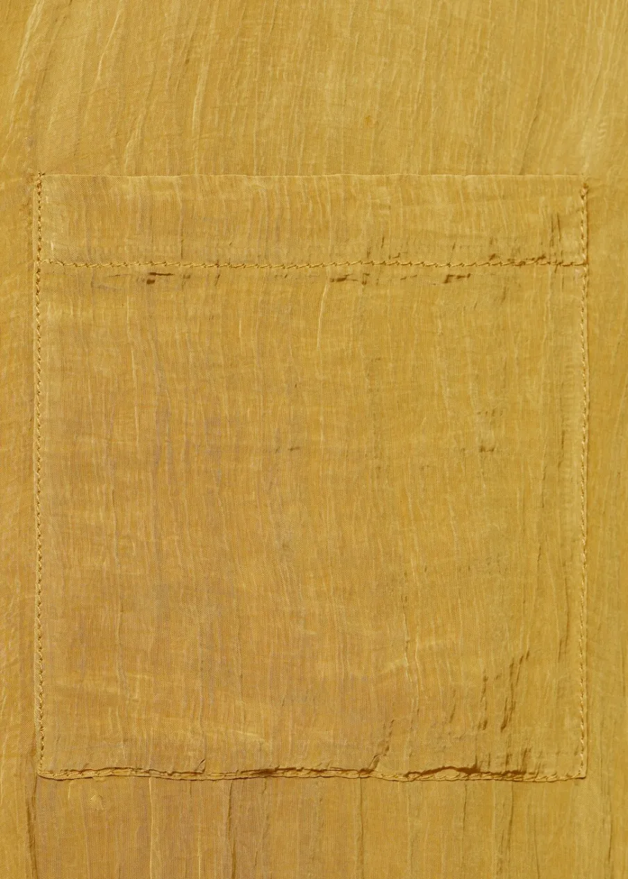 MANGO Koszule I Bluzki*Koszula z teksturą i kieszenią