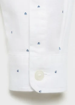 Dzieci MANGO Koszule*Koszula z tkaniny Oxford ze wzorem