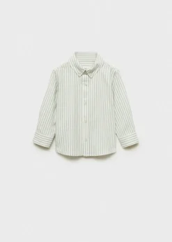Dzieci MANGO Koszule*Koszula z tkaniny Oxford w paski