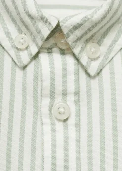 Dzieci MANGO Koszule*Koszula z tkaniny Oxford w paski