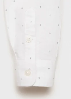 Dzieci MANGO Koszule*Koszula z tkaniny Oxford ze wzorem