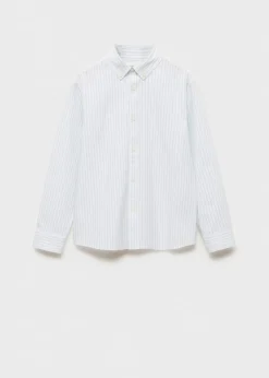 Dzieci MANGO Koszule*Koszula z tkaniny oxford z 100% bawełny w paski