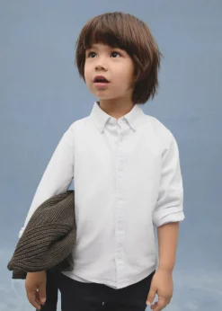 Dzieci MANGO Koszule*Koszula z tkaniny Oxford w paski