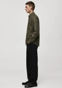 MANGO Koszule*Koszula z tkaniny oxford z 100% bawełny