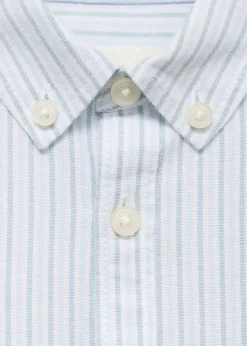 Dzieci MANGO Koszule*Koszula z tkaniny oxford z 100% bawełny w paski