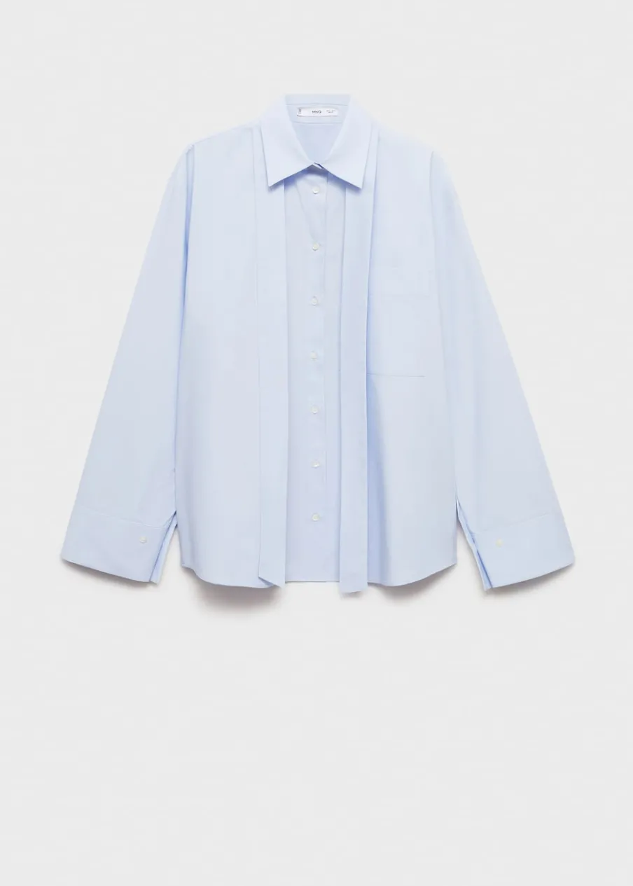 MANGO Koszule I Bluzki*Koszula z wiązaniem na krawat