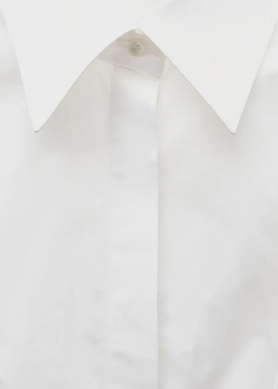 MANGO Koszule I Bluzki*Koszula z zakładkami 100% bawełna