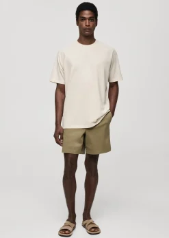 MANGO Koszulki*Koszulka bawełniana relaxed fit