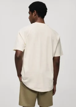 MANGO Koszulki*Koszulka bawełniana relaxed fit