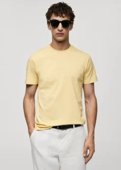 MANGO Koszulki*Koszulka bawełniana slim fit