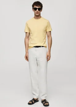 MANGO Koszulki*Koszulka bawełniana slim fit