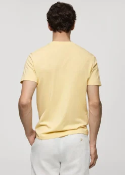 MANGO Koszulki*Koszulka bawełniana slim fit