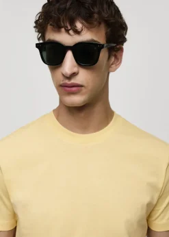 MANGO Koszulki*Koszulka bawełniana slim fit