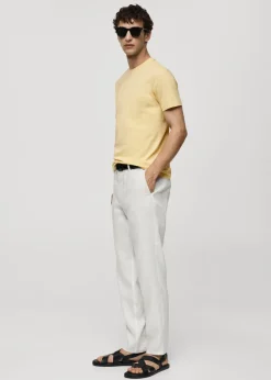 MANGO Koszulki*Koszulka bawełniana slim fit
