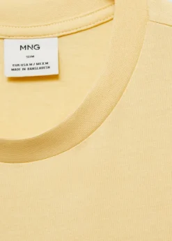 MANGO Koszulki*Koszulka bawełniana slim fit
