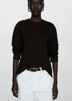 MANGO Koszulki*Koszulka bawełniana z długim rękawem