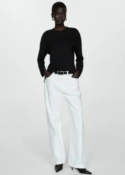 MANGO Koszulki*Koszulka bawełniana z długim rękawem