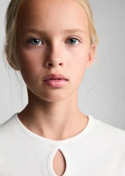 Dzieci MANGO Koszulki I Topy*Koszulka bawełniana z długim rękawem