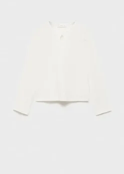 Dzieci MANGO Koszulki I Topy*Koszulka bawełniana z długim rękawem