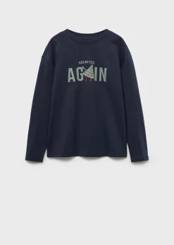 Dzieci MANGO Koszulki*Koszulka bawełniana z długim rękawem