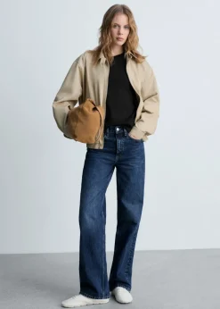 MANGO Koszulki*Koszulka bawełniana z długim rękawem