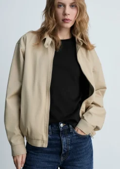 MANGO Koszulki*Koszulka bawełniana z długim rękawem