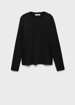 MANGO Koszulki*Koszulka bawełniana z długim rękawem