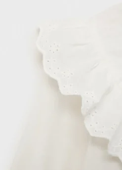 Dzieci MANGO Koszulki*Koszulka bawełniana z falbanką